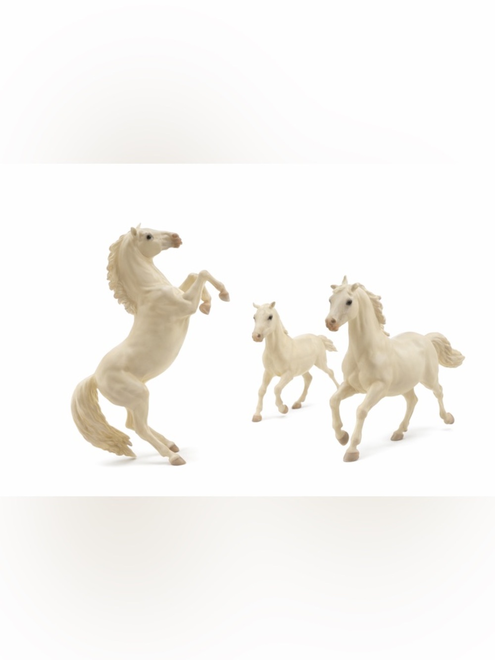 Set of Three BREYER Classic Cream Horses